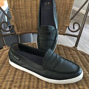 Cole Haan Shoes Nantucket Black Leather Loafers Size 9 B